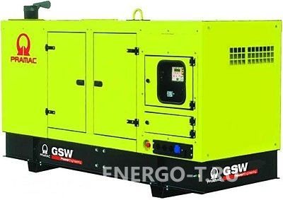 Дизельный генератор PRAMAC GSW 110 V в кожухе с АВР
