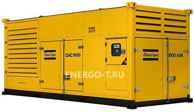 Дизельный генератор Atlas Copco QAC 1000 с АВР