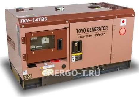 Дизельный генератор TOYO TKV-14TBS с АВР