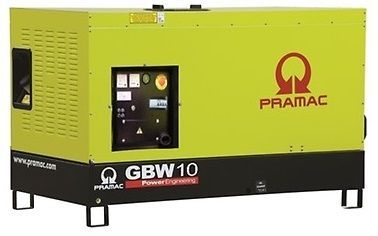 Дизельный генератор PRAMAC GBW 10 P в кожухе