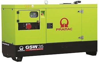 Дизельный генератор PRAMAC GSW 35 Y в кожухе