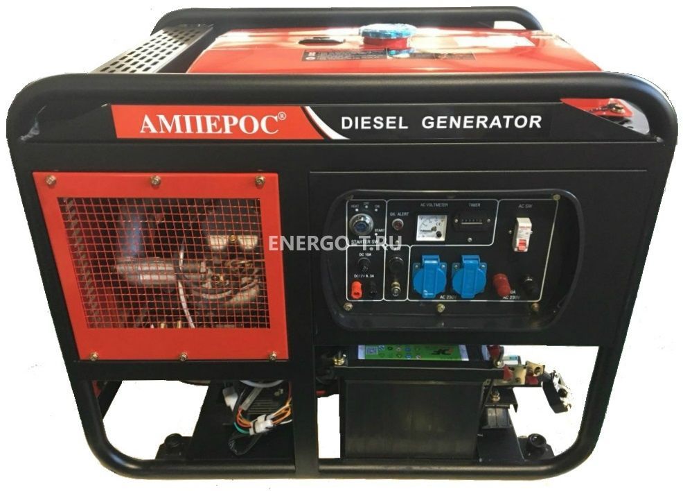 Дизельный генератор Амперос LDG 16500 E-3 с АВР