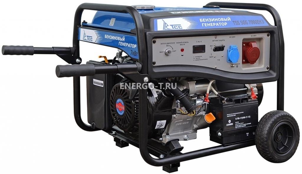 Бензиновый генератор ТСС SGG 7000 EH3 (новая модель)