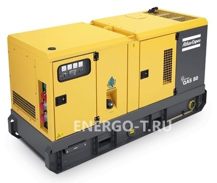 Дизельный генератор Atlas Copco QAS 80 с АВР