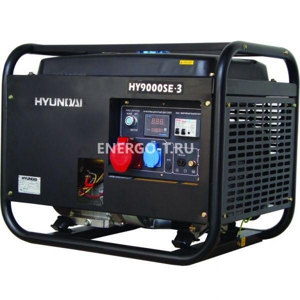 Бензиновый генератор Hyundai HY 9000SE-3