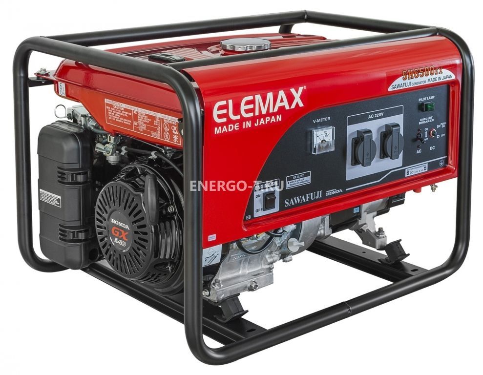 Бензиновый генератор Elemax SH 6500 EX-RS с АВР