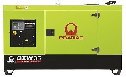 Дизельный генератор PRAMAC GXW 35 W в кожухе с АВР