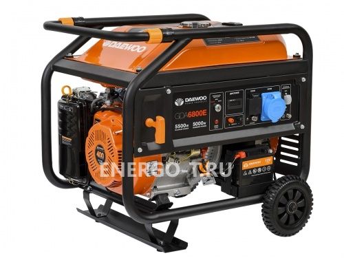 Бензиновый генератор Daewoo GDA 6800E